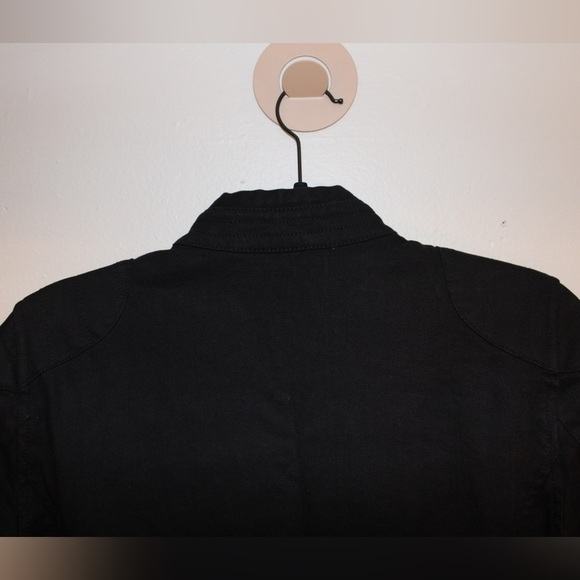 Ralph Lauren Black Utility Jacket with Streamlined Silhouette - Picture 9 of 9